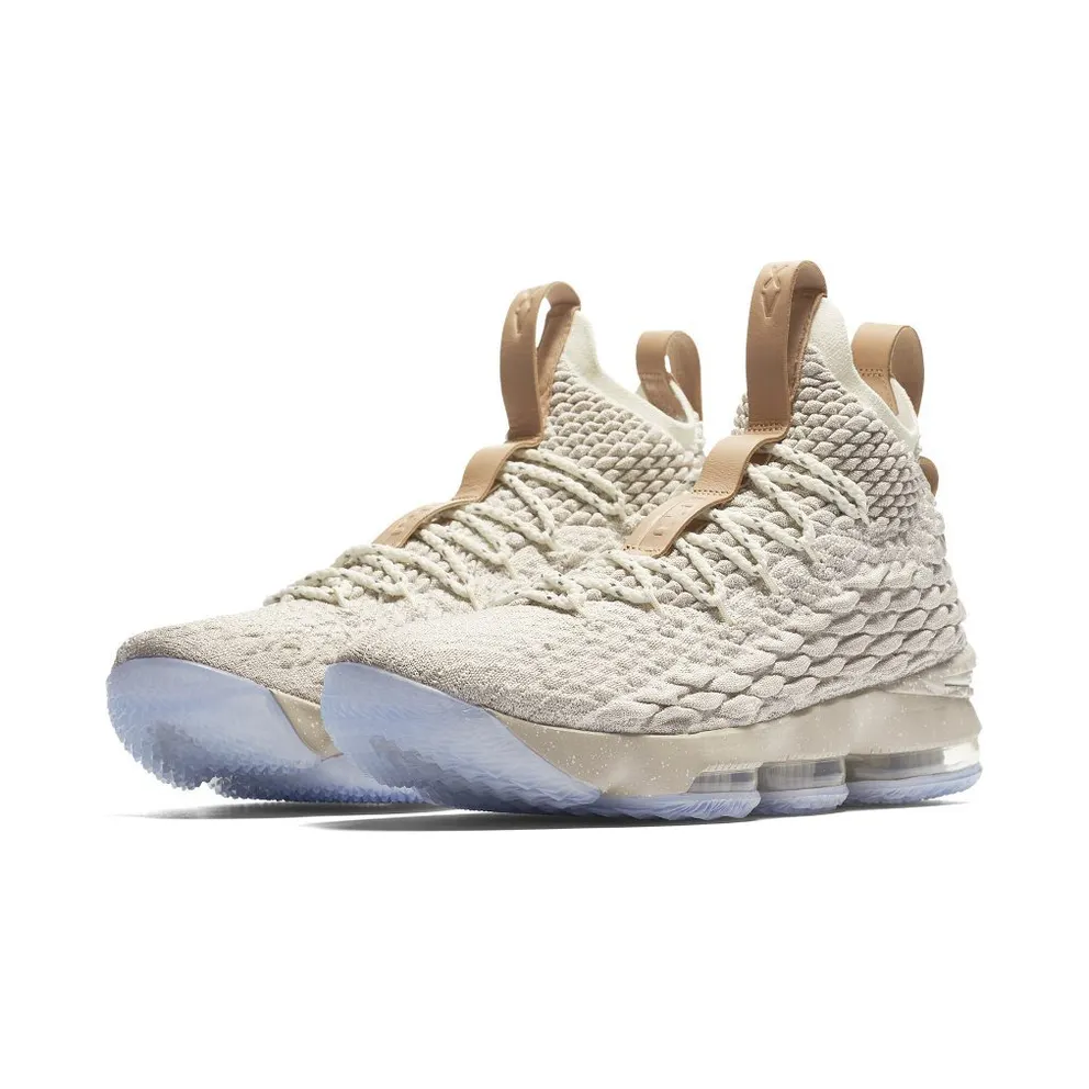 LeBron 15 “Ghost” String/Sail-Vachetta Tan (897648-200)