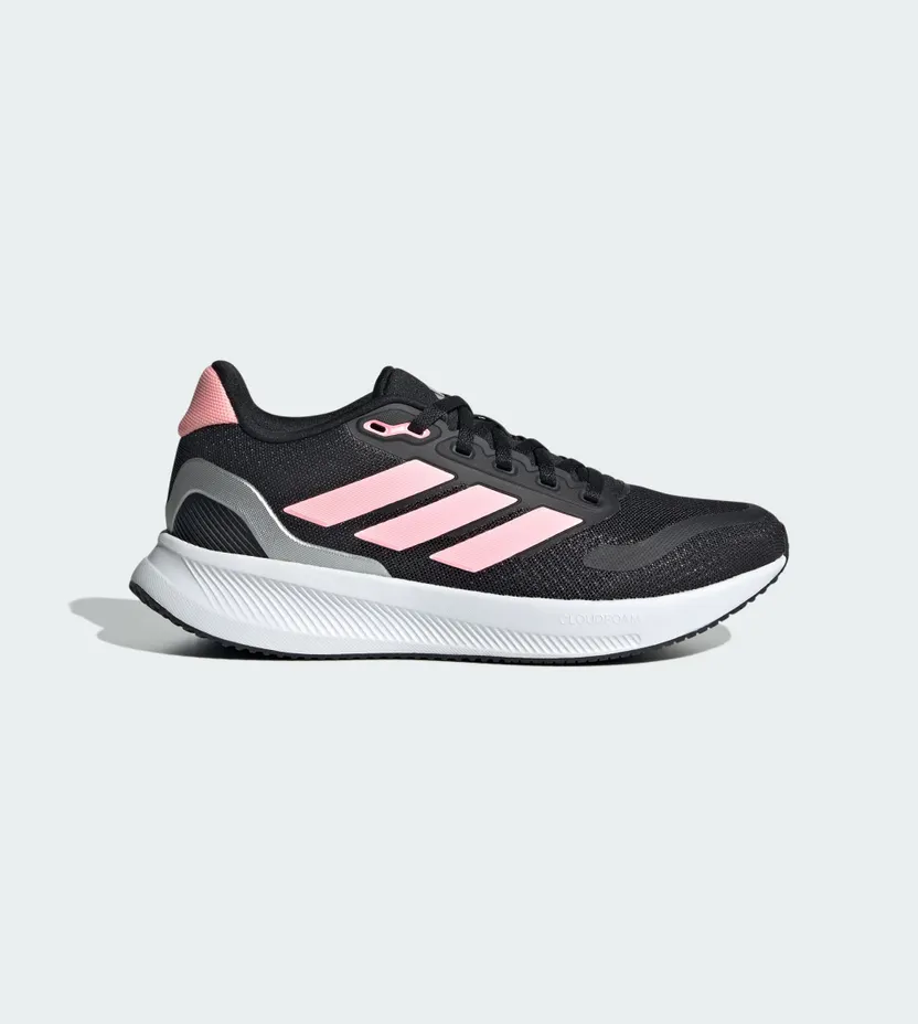 Adidas Runfalcon 5 Kids Core Black / Pink Spark / Silver Metallic (IE8585)