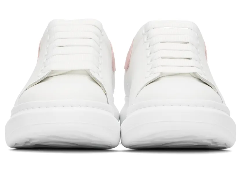 Alexander McQueen White & Pink Oversized Sneakers (553680WHGP59657) (2)