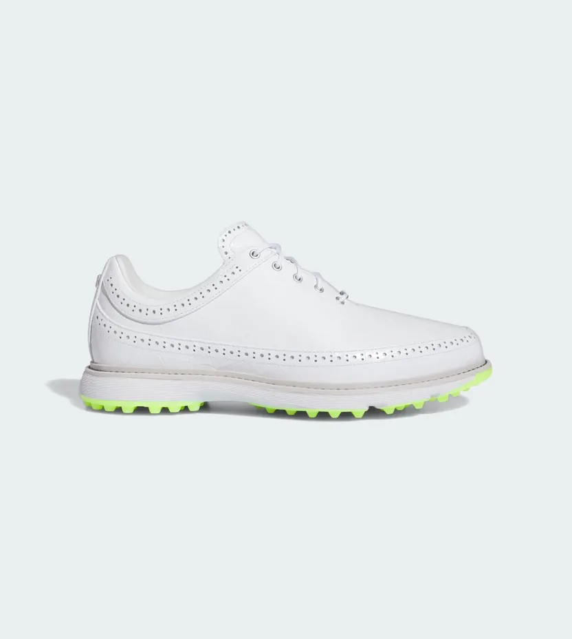 adidas MC80 Spikeless Golf Cloud White Matte Silver Lucid Lemon (ID4748)