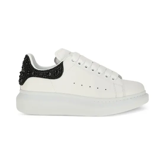 Alexander McQueen Oversized white and jet black “White” (666407WIAK2)