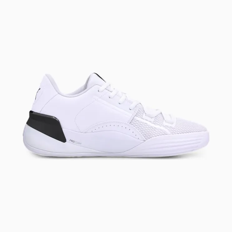 Puma Clyde Hardwood Team basketbalschoenen Wit/Zwart (194454-01)