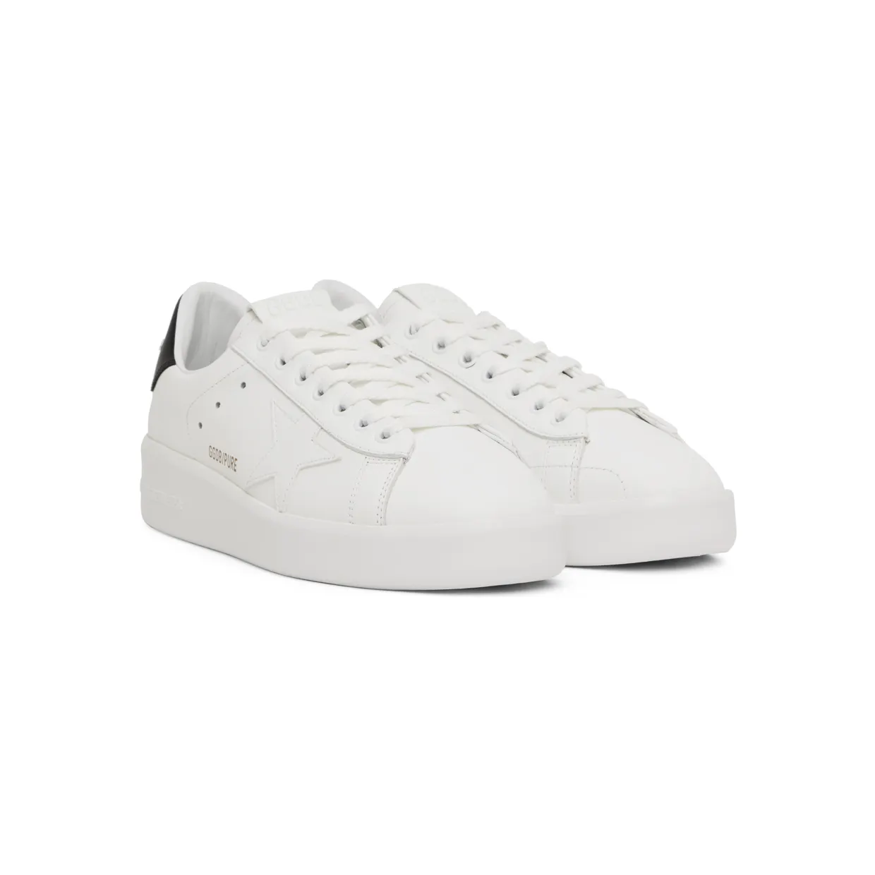 Golden Goose White & Black Purestar Sneakers (GMF00197.F000537.10283) (4)