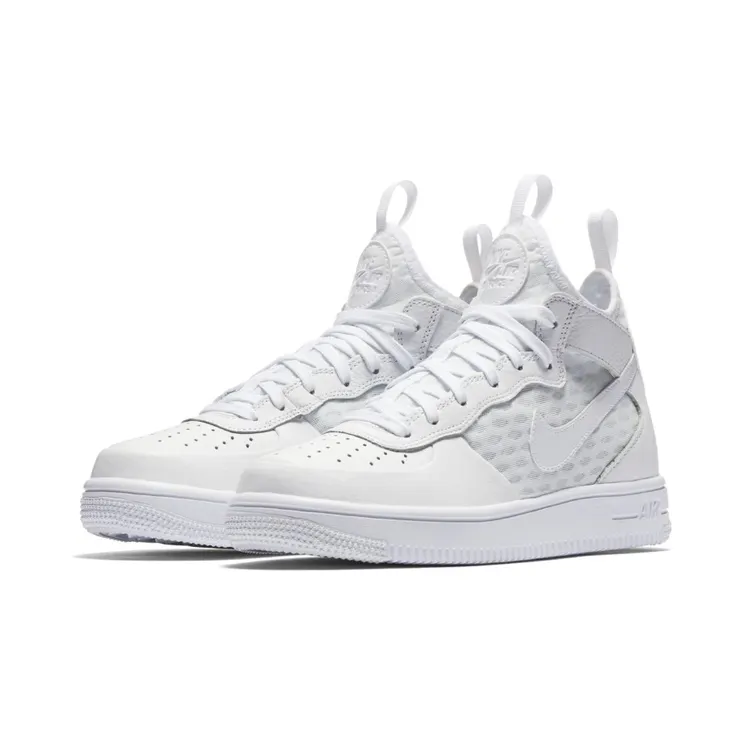 Nike Air Force 1 Ultraforce Mid Triple White (GS)