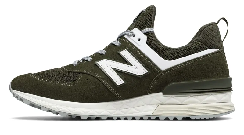 New Balance 574 Sport Green/White Green/White (MS574BM)