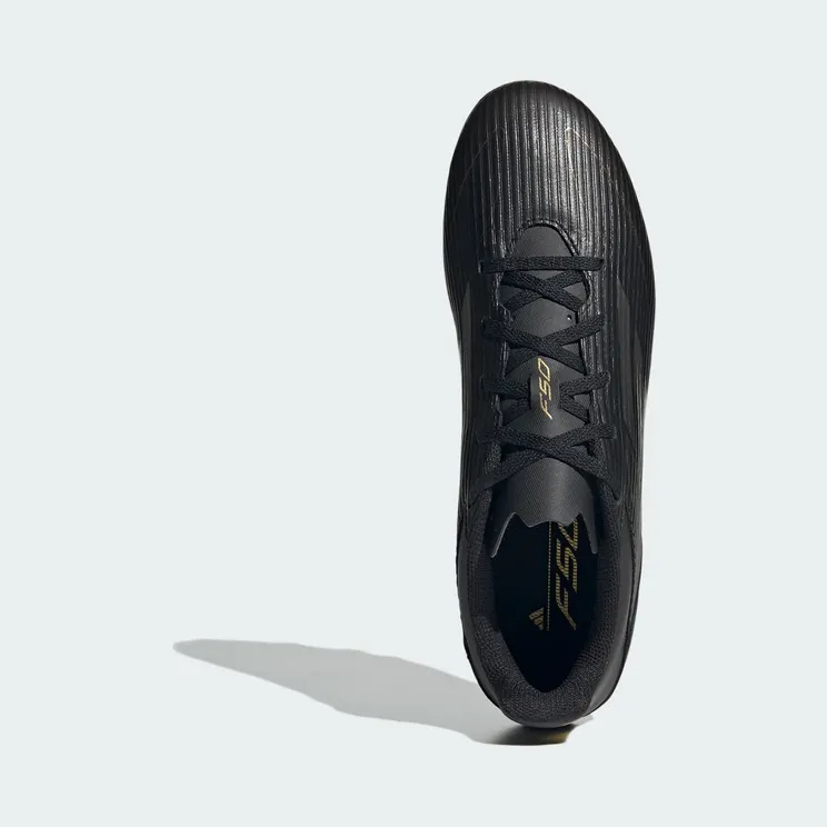 adidas F50 Club FG Core Black Iron Metallic Gold Metallic (IE0614)