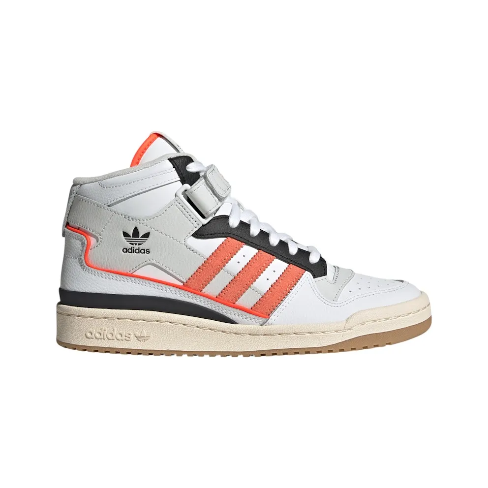 adidas Forum Mid Cloud White Semi Coral Fusion Solar Red (HQ6618)
