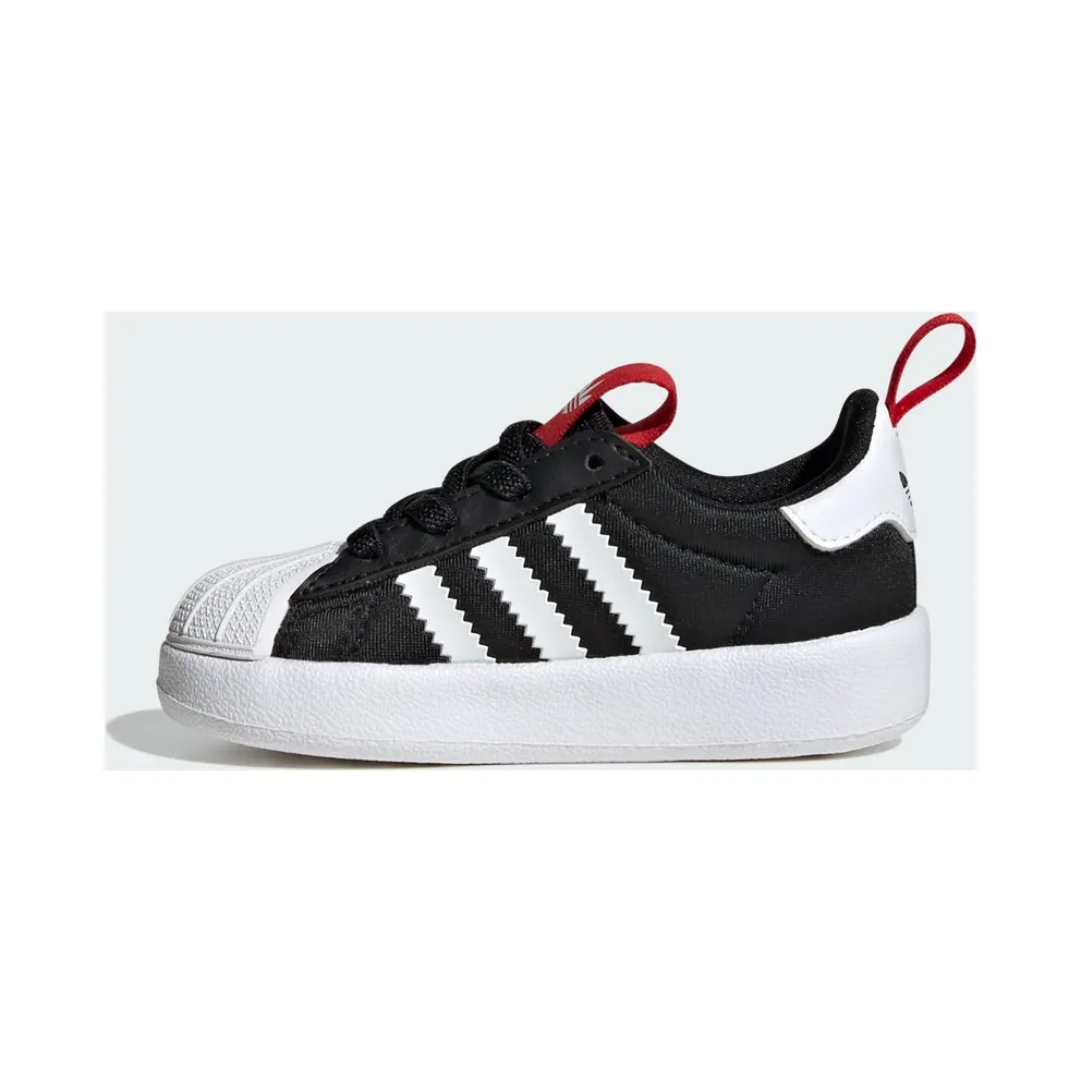 Adidas ADIDAS DISNEY MICKEY MOUSE adiFOM SUPERSTAR 360 SHOES Core Black / Cloud White / Better Scarlet (JH5179)
