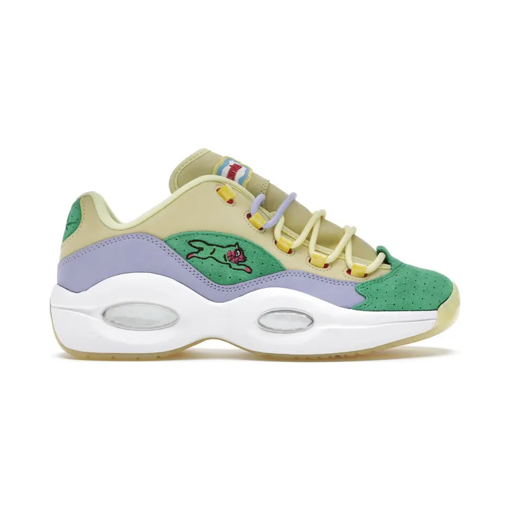 Reebok Question Low BBC Ice Cream Running Dog Yellow Green Yellow/Purple/Green (Other Brands Other)