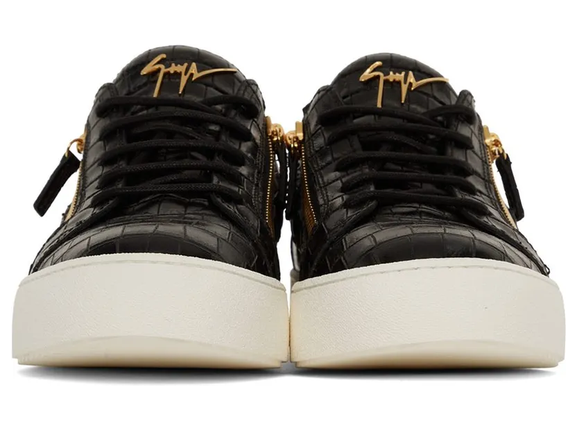 Giuseppe Zanotti White Croc May London Frankie Sneakers (RU00010-118) (2)