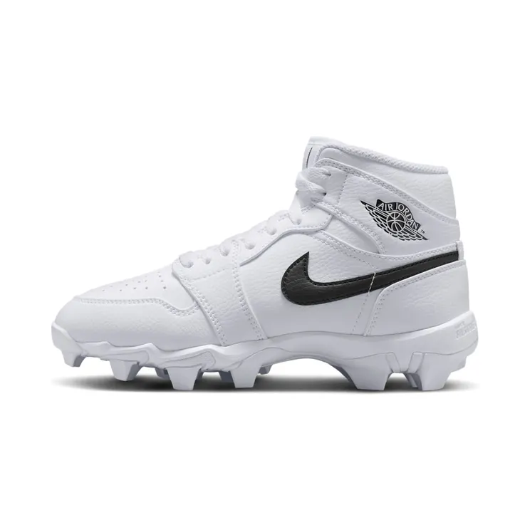Jordan 1 Mid Cleat “White / Black” (HF6883-100)