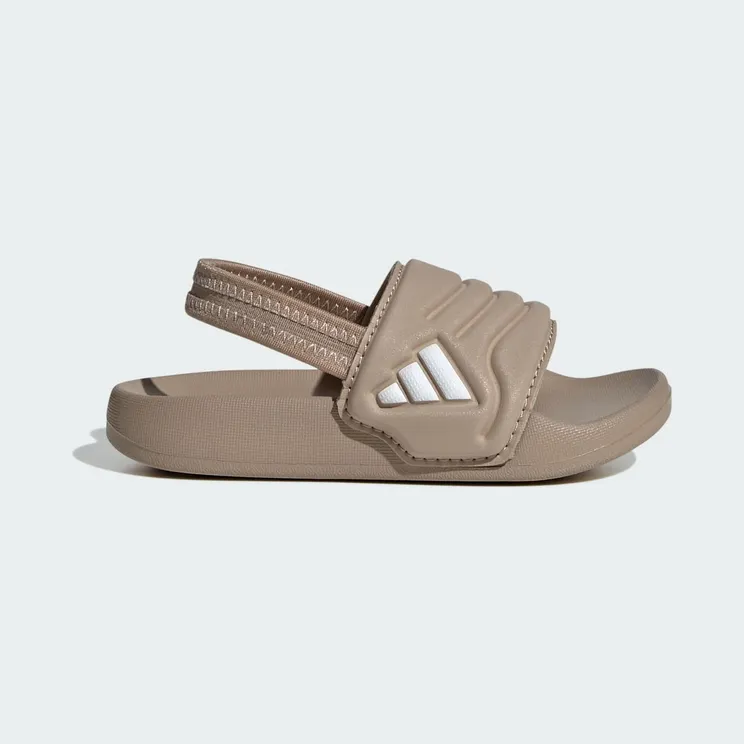 adidas Adilette Estrap 2.0 Slides Infants “Trace Khaki / Cloud White / Trace Khaki” (KZ9275)