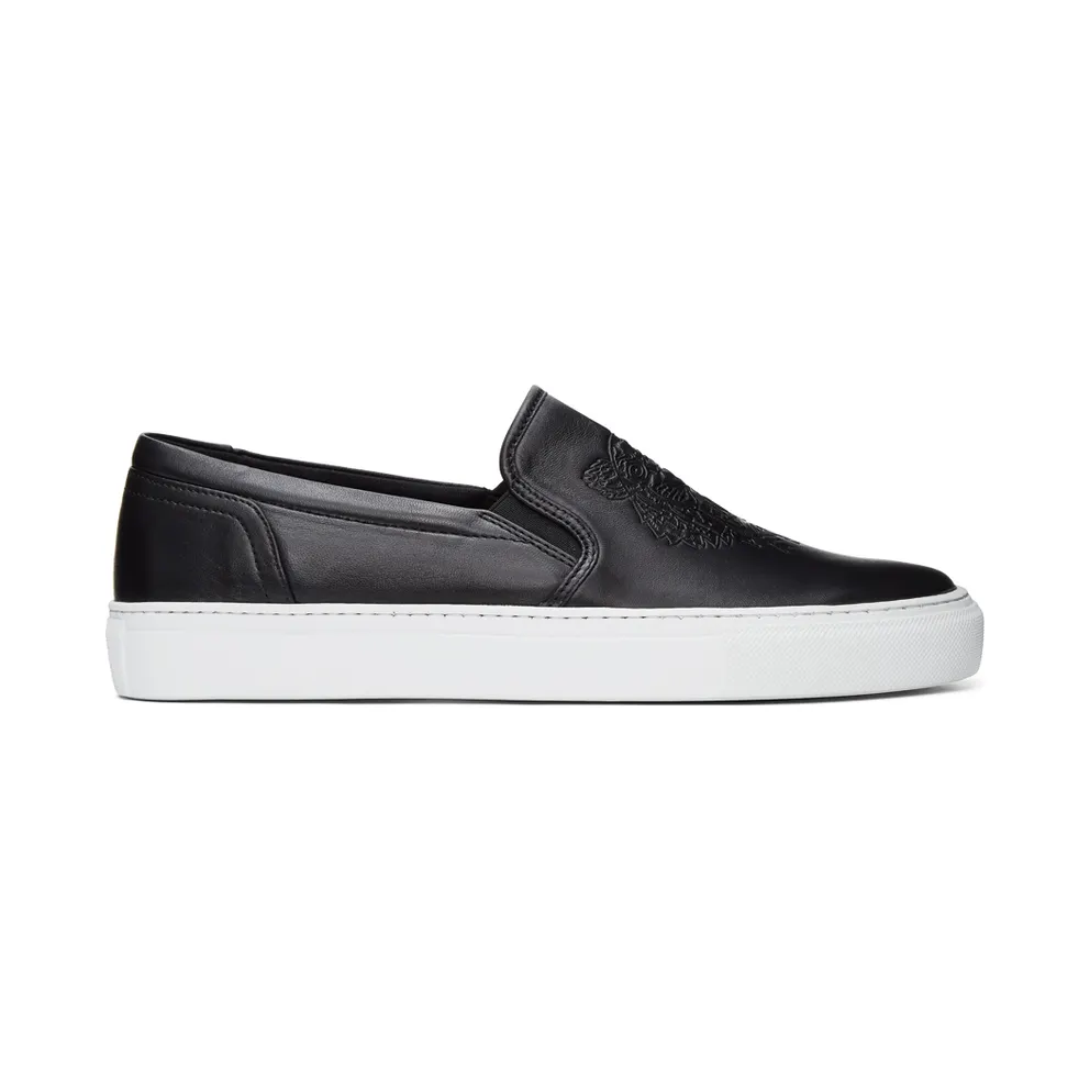 KENZO Baskets sans lacet K-SKATE Tigre en cuir (FB55SN100L73)