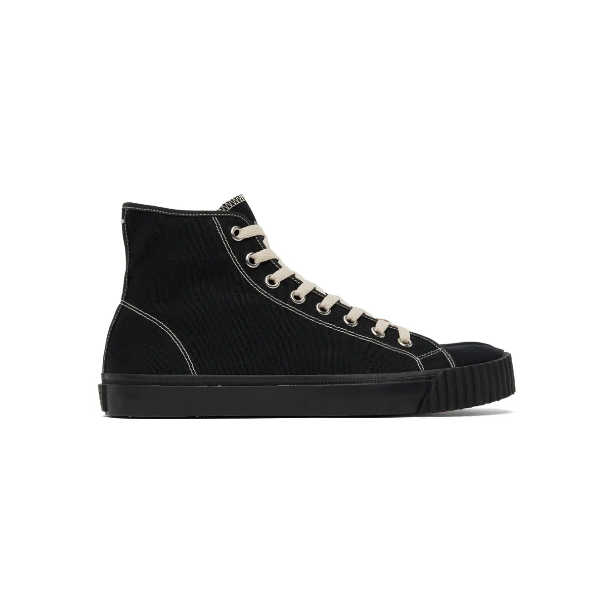 Maison Margiela White Canvas High-Top Sneakers (S57WS0440 P4291)