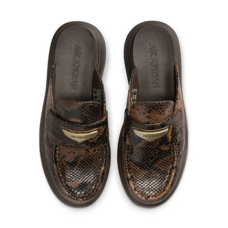 Jordan Mule Croc Velvet Brown (IB1497-200)