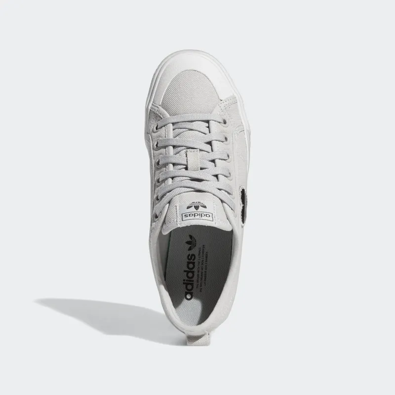 adidas  Nizza Trefoil Grey Two (W) Grey Two/Crystal White/Core Black (EF5073)