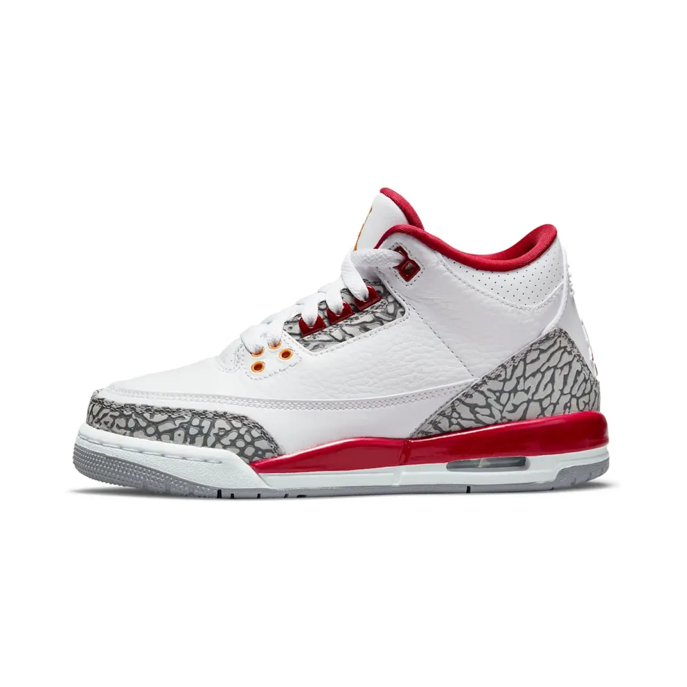Air Jordan 3 GS Cardinal Red – “Red / White / Grey” (398614-126)
