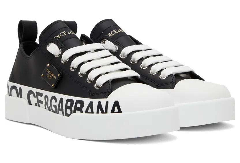 Dolce & Gabbana White Portofino Sneakers (CK1886 AO515) (4)