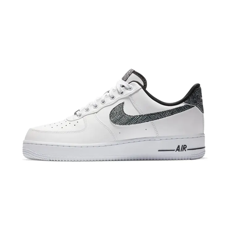 Nike Air Force 1 ’07 ‘Geometric Print’ White/Multi-Color/Metallic Silver/Black (CZ7933-100)