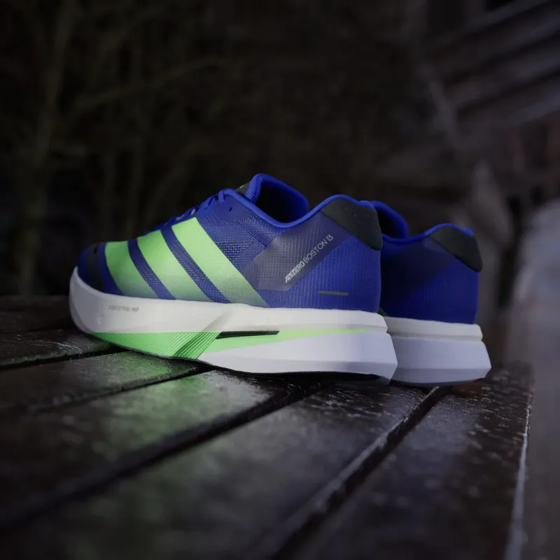 Adidas Adizero Boston 13 Lucid Blue / Lime Burst / Core Black (JS4944)