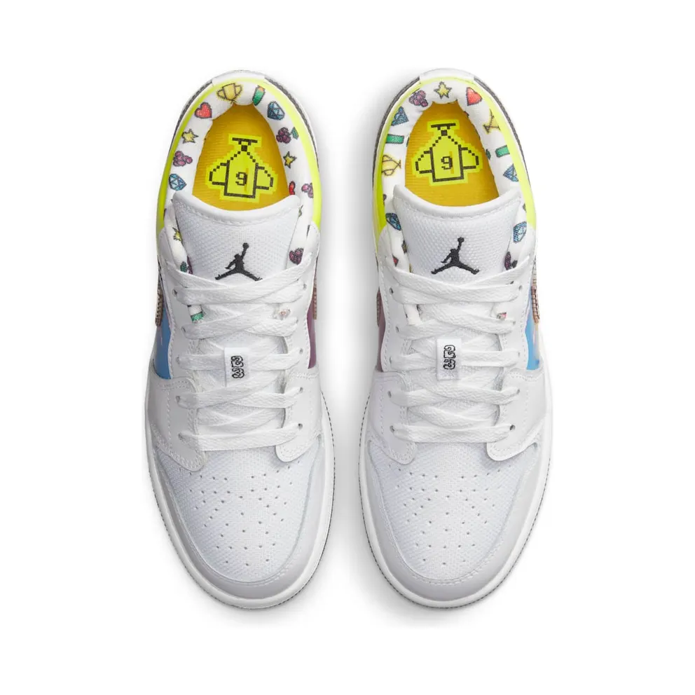 Nike Jordan Kids White Air Jordan 1 Big Kids (DM8969-114)