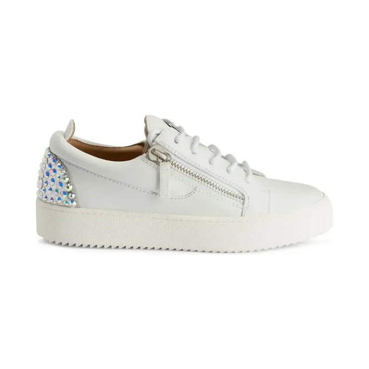 Giuseppe Zanotti Gail verfraaid met stras “White” (RS40007001)