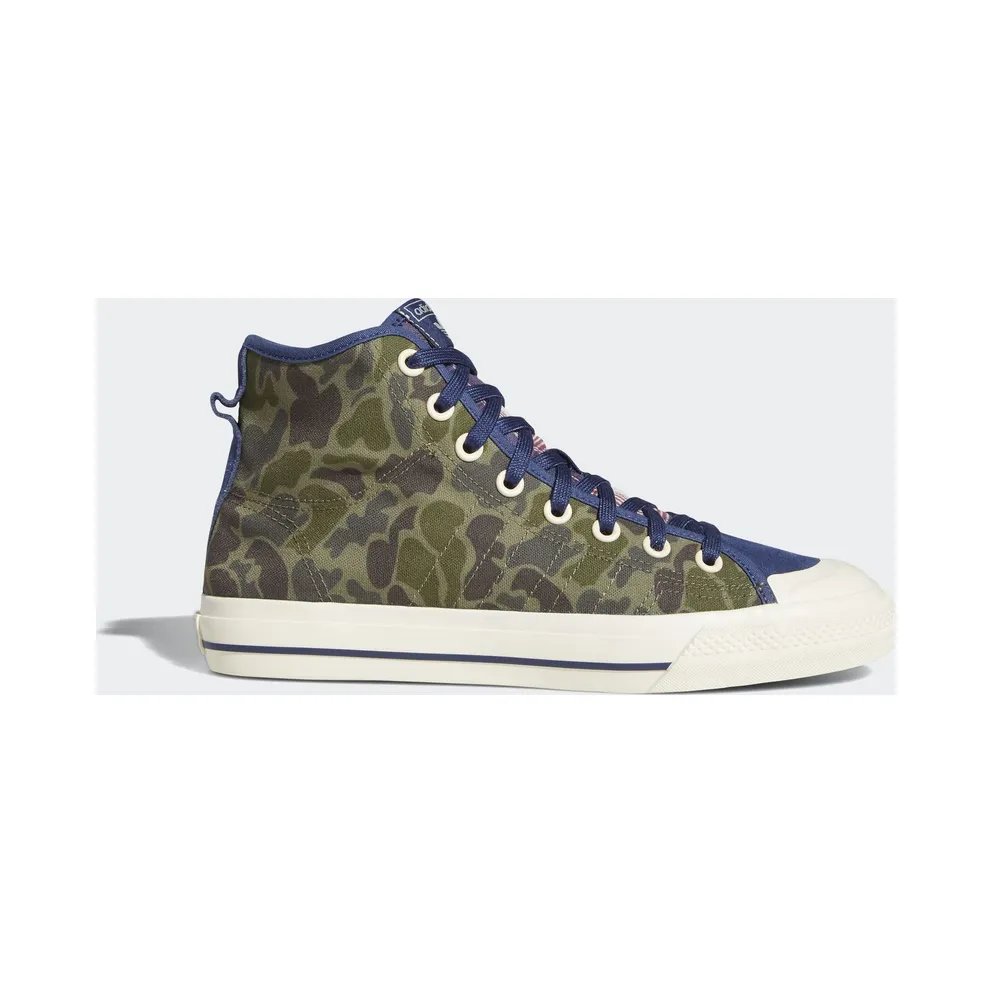 adidas Nizza Hi RF Tech Indigo / Core White / Gum 4 (FV0682)