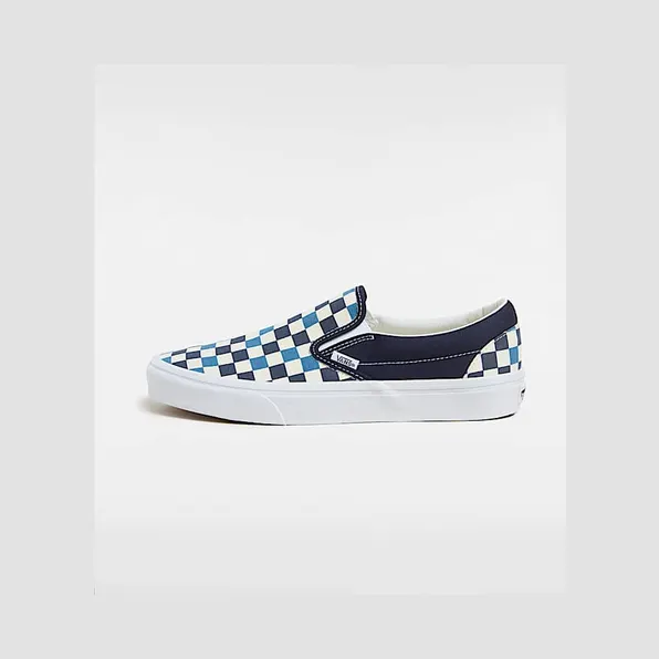 Vans Classic Slip-On Checkerboard Navy Blue White (VN000D5PBX9)
