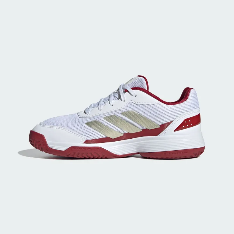 Adidas Crazyquick Kids Padel Cloud White / Ice Gold Met. / Cloud White (JQ9274)