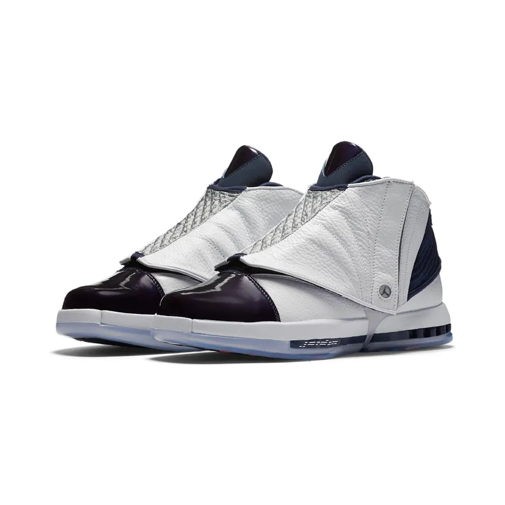 Jordan 16 Retro Midnight Navy (2016) White/Midnight Navy (683075-106)