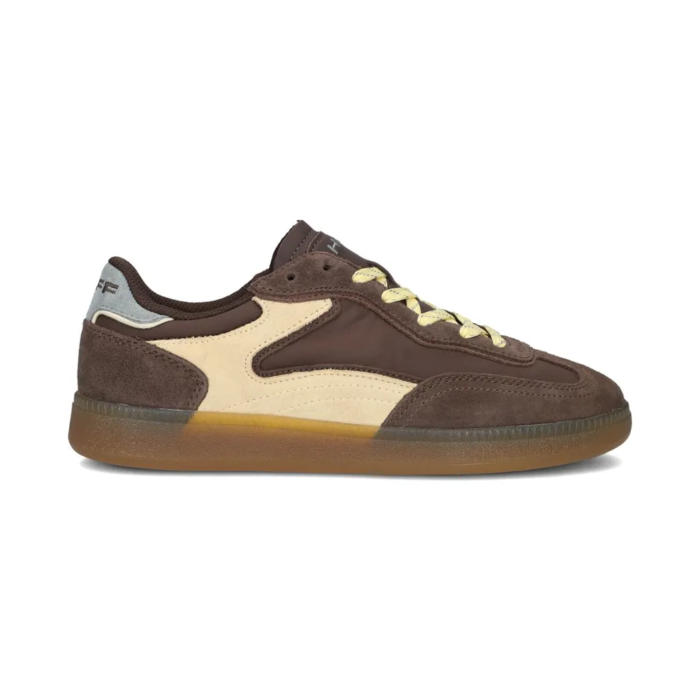 Hoff Park suede-panelled lace-up – Bruin (22619406)