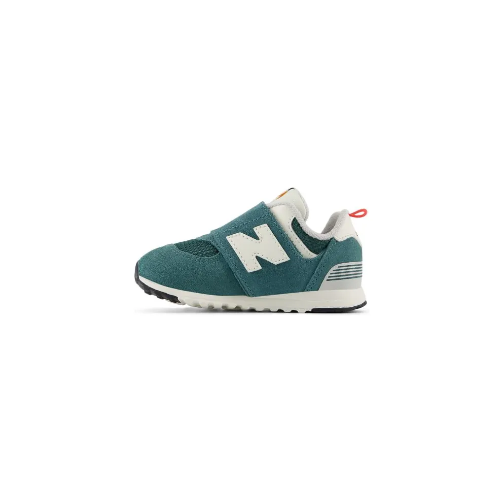 New Balance 574 Hook and Loop New Spruce Blast Red (NW574VPG)