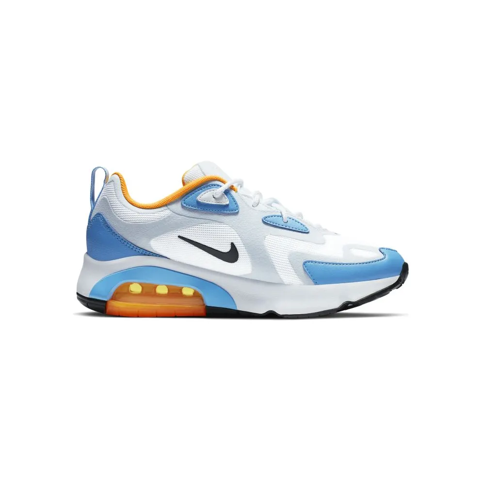 Nike Air Max 200 White University Blue (W) White/Half Blue-University Blue-Black (AT6175-101)