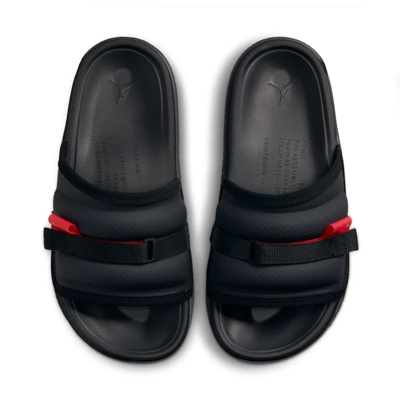 Jordan Super Play Slide Black University Red (DM1683-001)