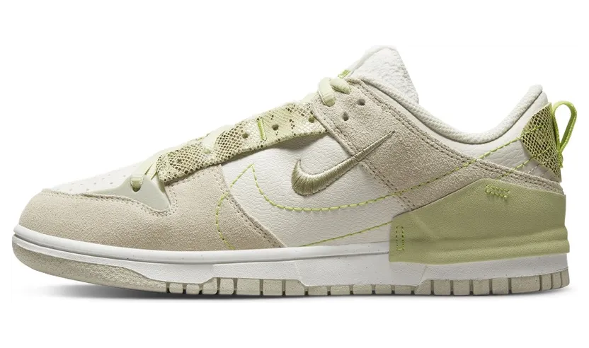 Nike Dunk Low Disrupt 2 Green Snake – “Phantom / Olive Aura / Vivid Green / Light Stone” (DV3206-001)