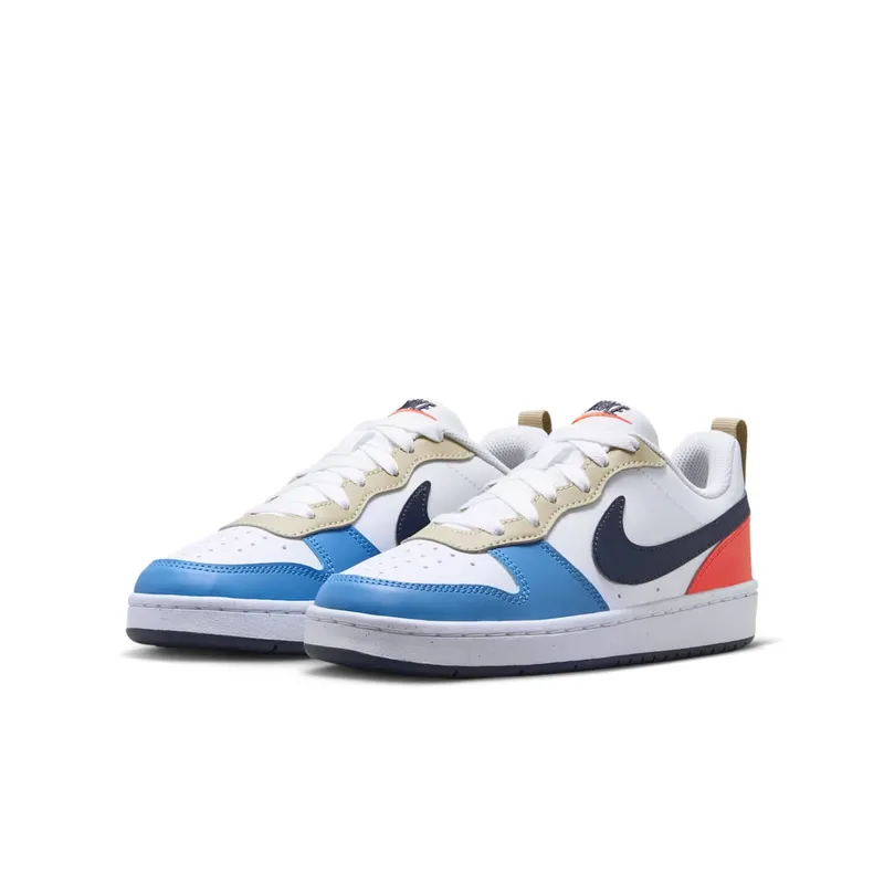 Nike Court Borough Low Recraft White Light Crimson Blue Beyond Thunder Blue (DV5456-124)