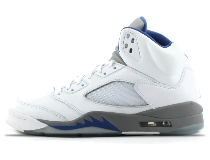 Air Jordan 5 Retro ‘Stealth’ White/Sport Royal-Stealth (136027-142)