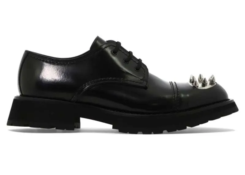 Alexander McQueen Monkstrap Lace-Up Shoe Black (705083WIC631081)