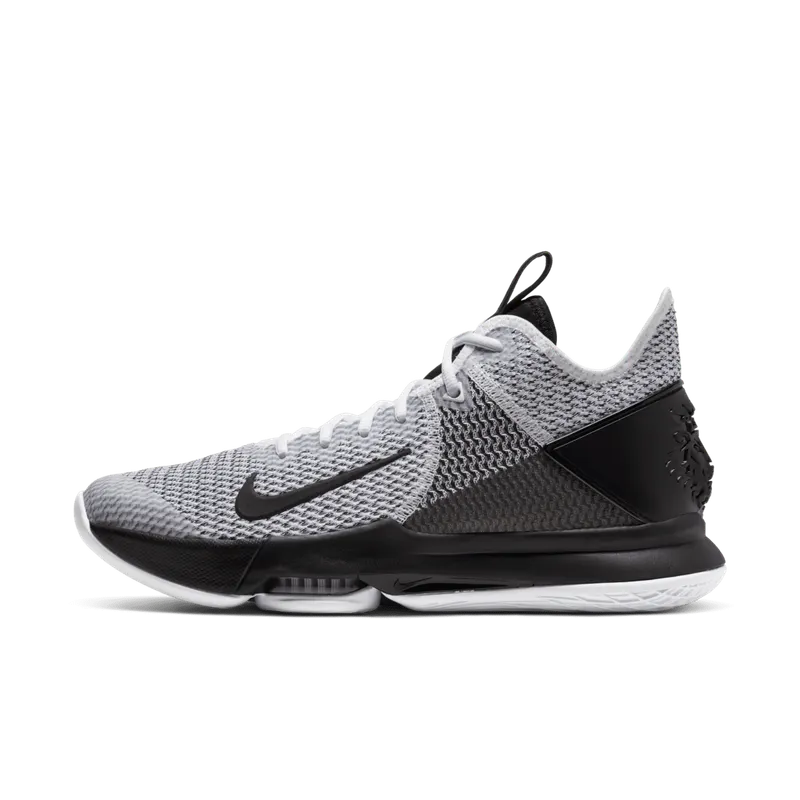 Nike LeBron Witness 4 White White/White-Black (BV7427-101)