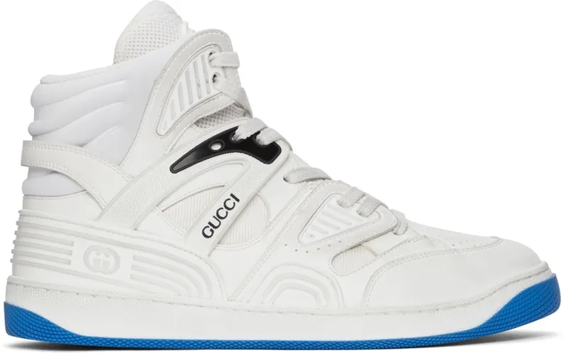 Gucci White Basket High-Top (661301 2SHA0)
