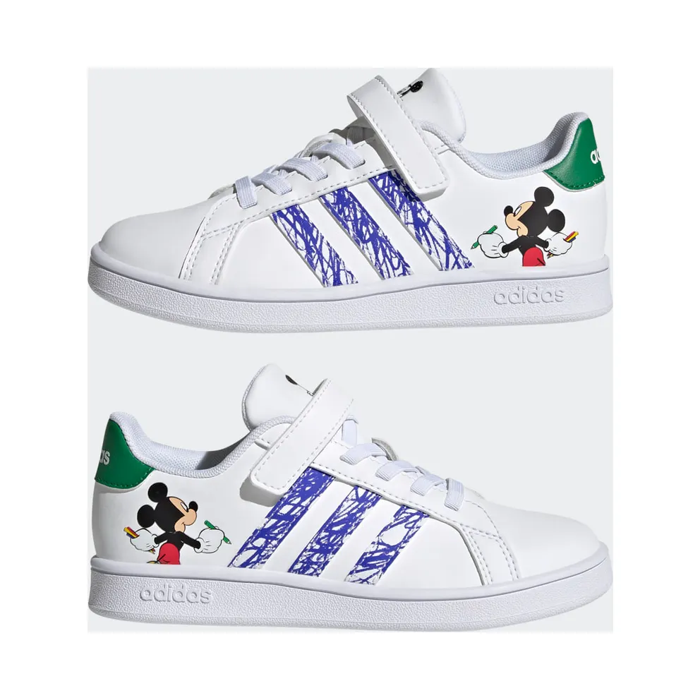 Adidas adidas x Disney Grand Court Cloud White / Sonic Ink / Green (GZ3319)