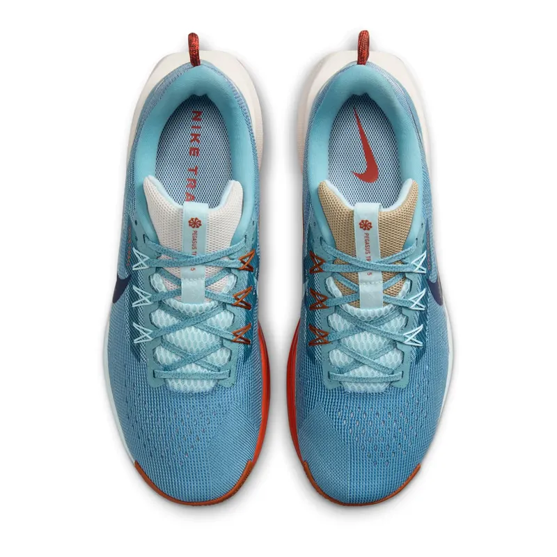 Nike React Pegasus Trail 5 Denim Turquoise Glacier Blue Vintage Coral Midnight Navy (DV3864-402)