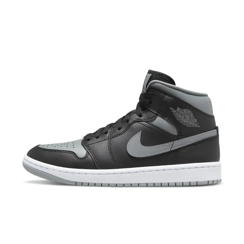 Jordan 1 Mid Shadow (W) – “Black / Grey” (BQ6472-007)
