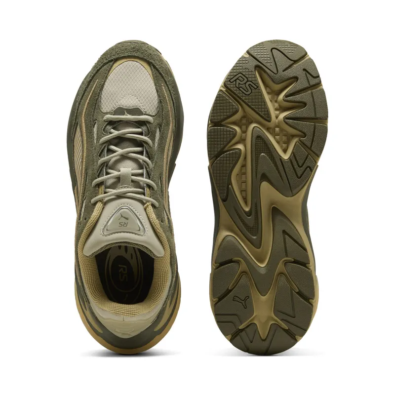 Puma RS Surge Hairy Suede “Pebble Gray / Loden Green” (404327_07)