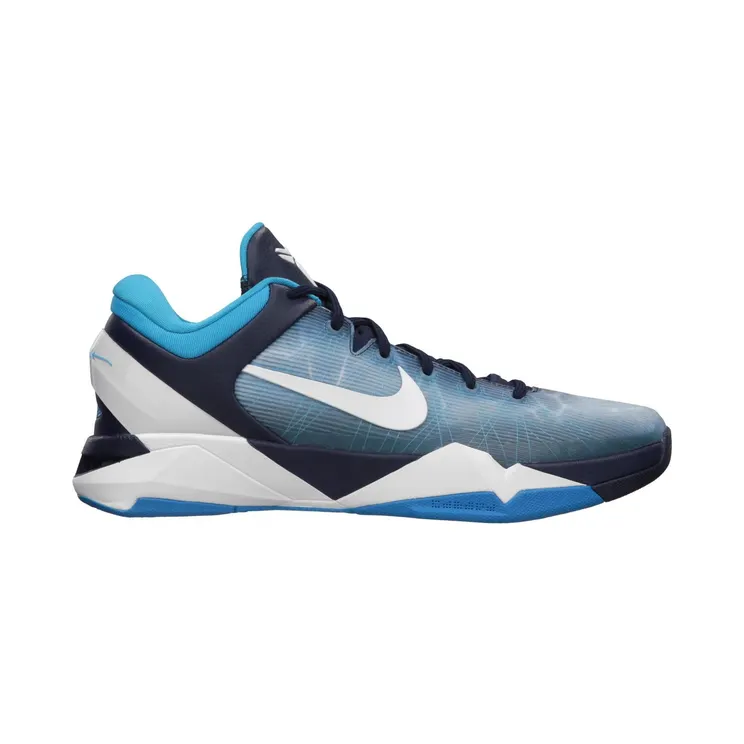 Nike Zoom Kobe 7 ‘Shark’ Obsidian/White/Blue Grey-Current Blue (488371-401)