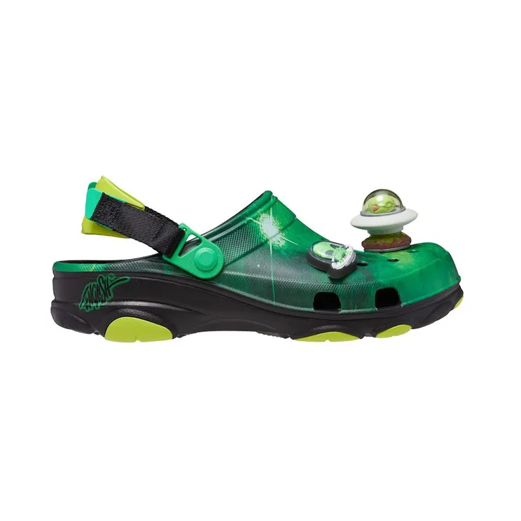 Crocs All-Terrain Clog Ron English Area 54 Green Galaxy (208137-0N4)
