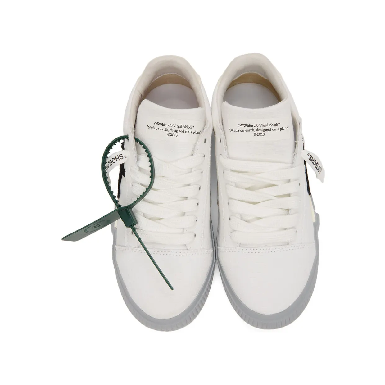 Off-White Black & White Vulcanized Sneakers (OWIA178C99FAB0020110) (5)