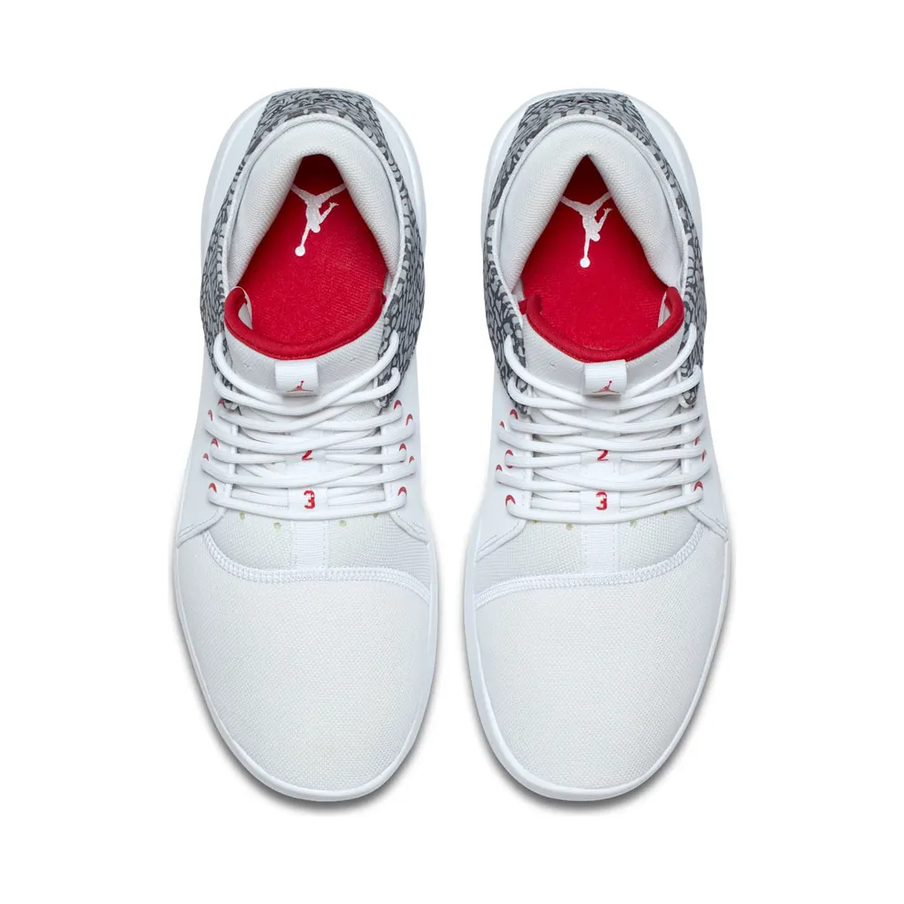 Jordan First Class “White / Cement Grey / Fire Red” (AJ7312-116)
