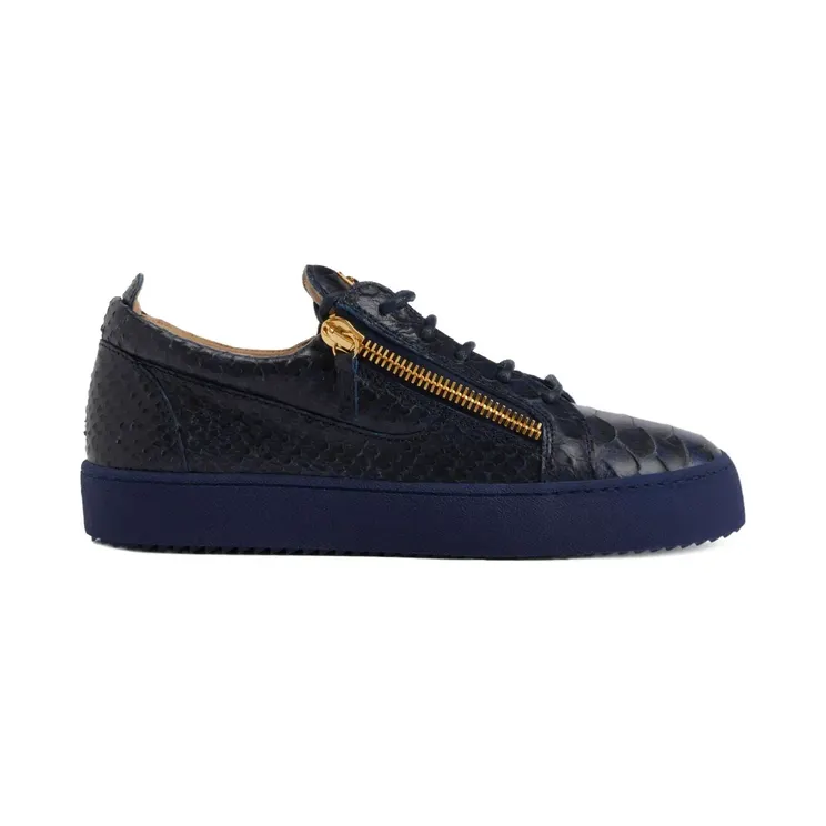 Giuseppe Zanotti Frankie mit Reptil-Optik “Blue” (RM50021003)