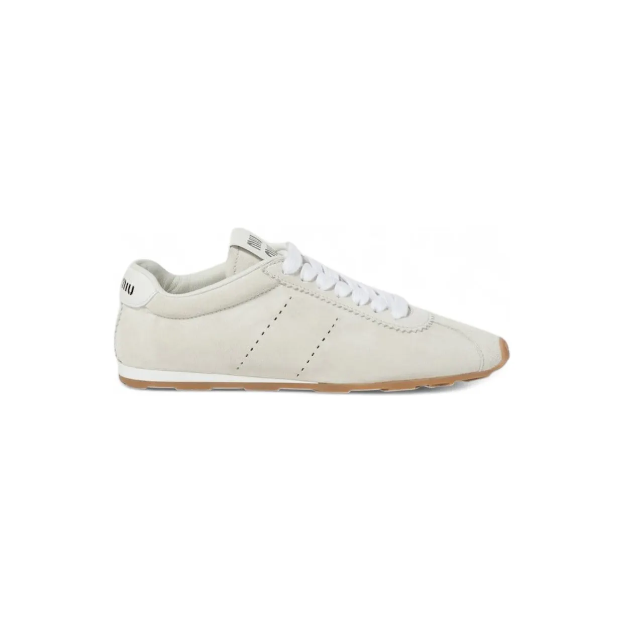 Miu Plume White Suede Gum (5E114E-054-F0009)